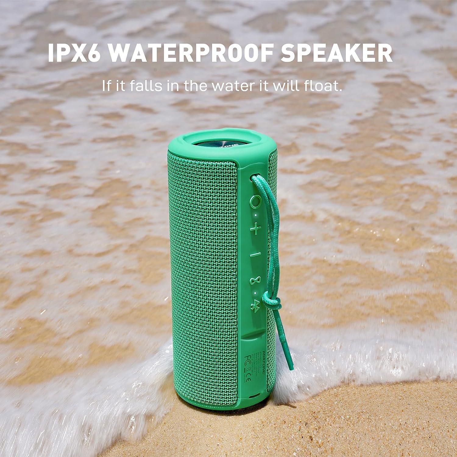 Boombox Portable Bluetooth Speaker Gifts for Her Him Women Men - Green