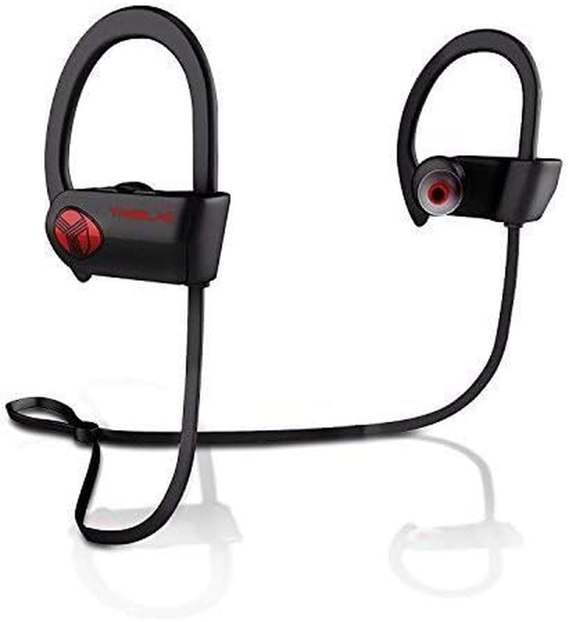 XR500 - Ultimate Cordless Bluetooth Running Headphones. Best Sport Wireless Earbuds for Gym. Noise Canceling Secure-Fit IPX7 Wireless Waterproof Headphones Mic. Workout Earphones 2019 Upgrade