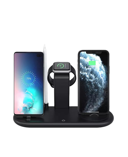 7 in 1 Charging Station with Wireless Qi Charging